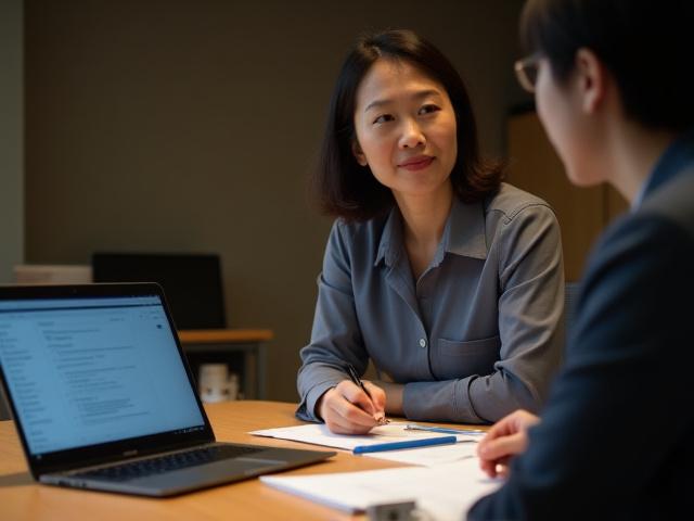 過去のセミナー：履歴書・職務経歴書作成セミナーで講師が参加者に指導